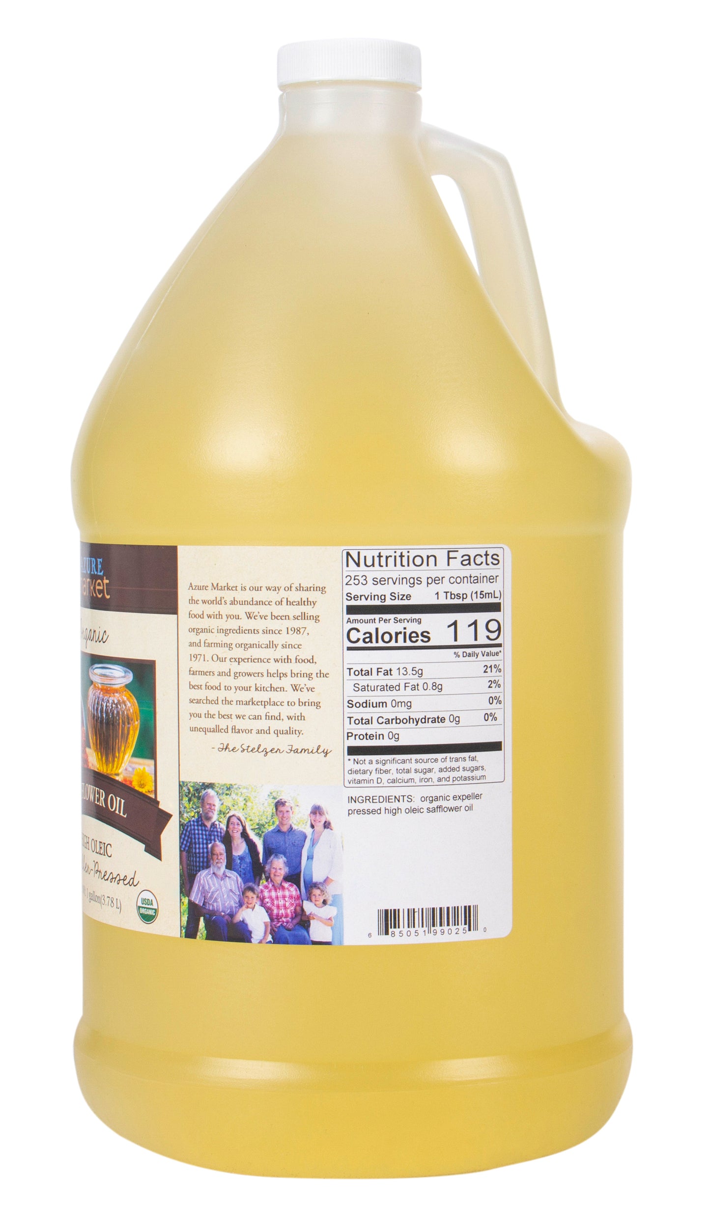 Safflower Oil, Expeller Pressed, High Oleic, Organic