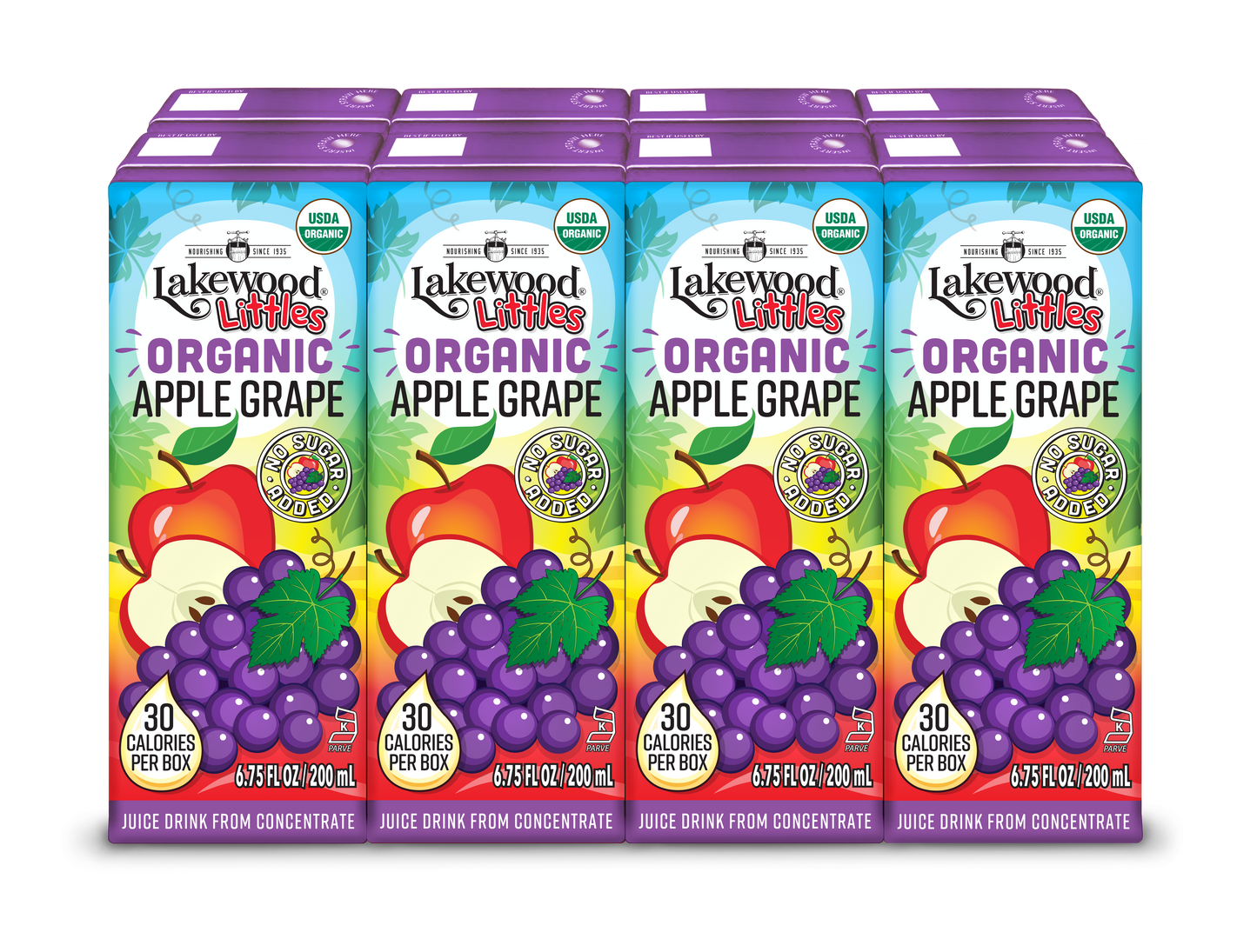 Littles Juice Box, Apple Grape, Organic
