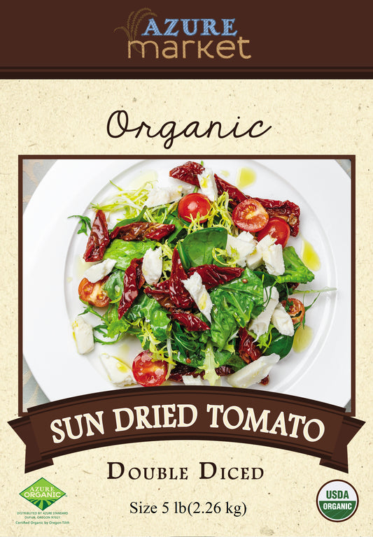 Tomato, Sun Dried, Double Diced, Organic