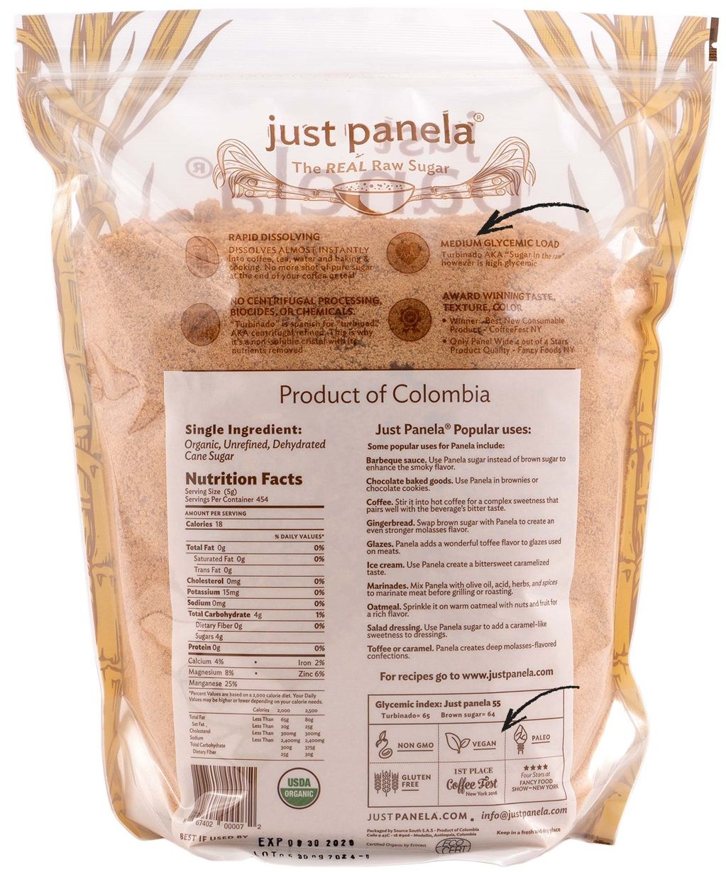 Cane Sugar, Unrefined, Organic