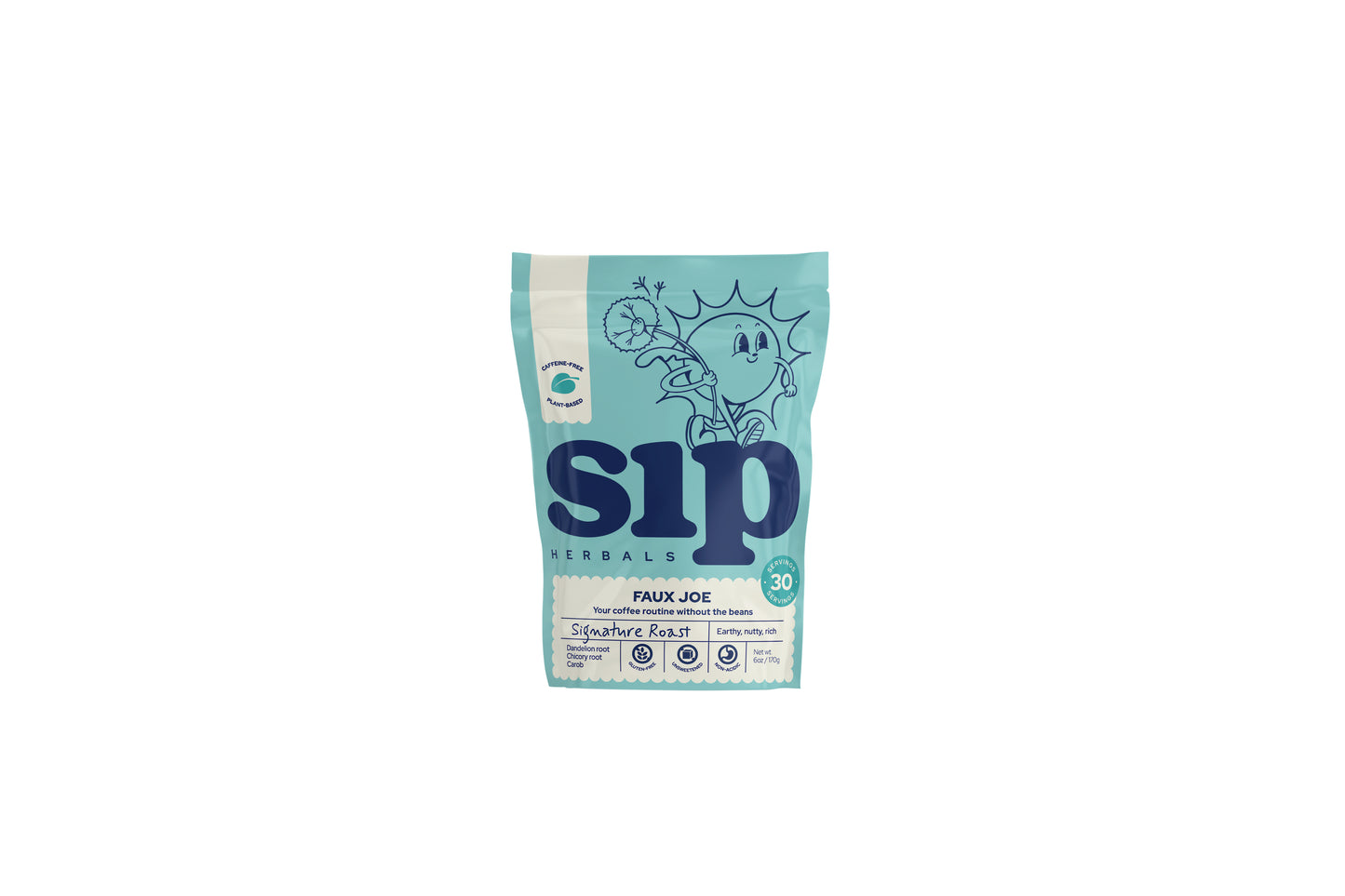 Faux Joe, Signature Roast, Herbal Coffee, Loose Leaf