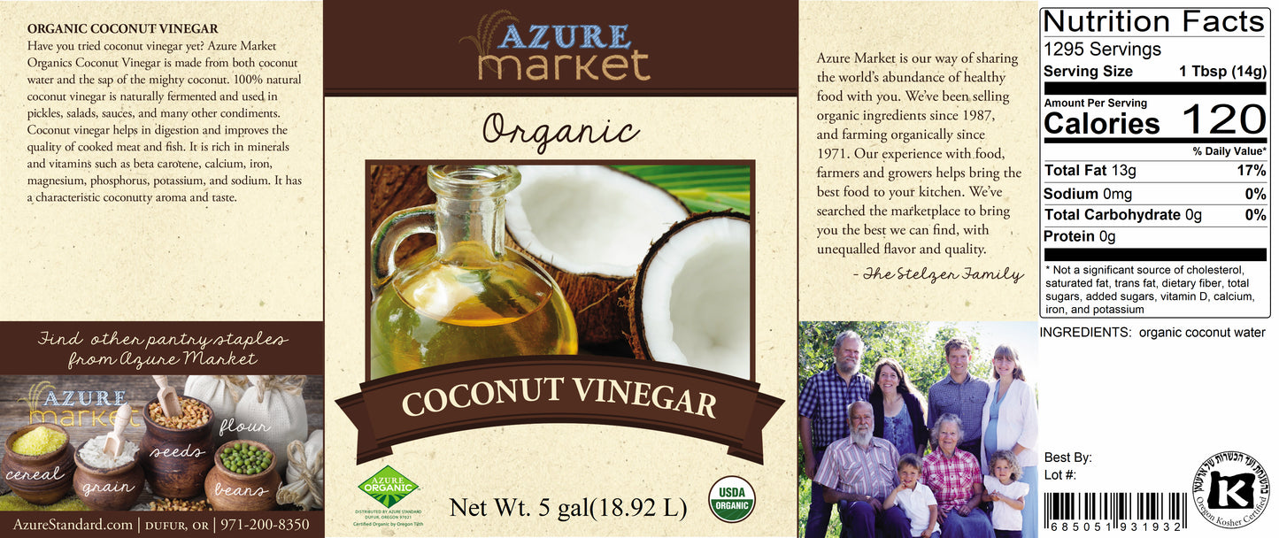 Coconut Vinegar, Organic