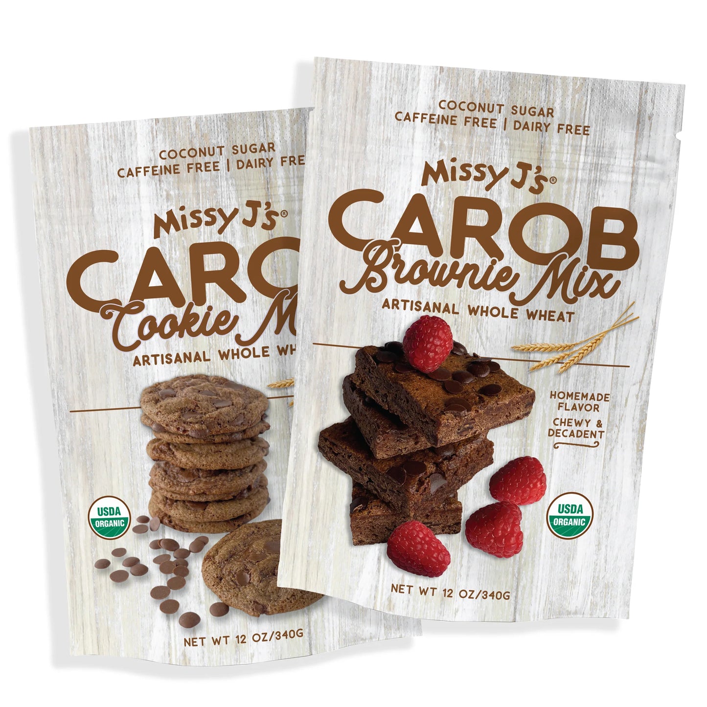 Carob Whole Wheat Cookie & Brownie Sampler Mix