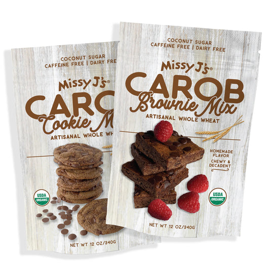 Carob Whole Wheat Cookie & Brownie Sampler Mix