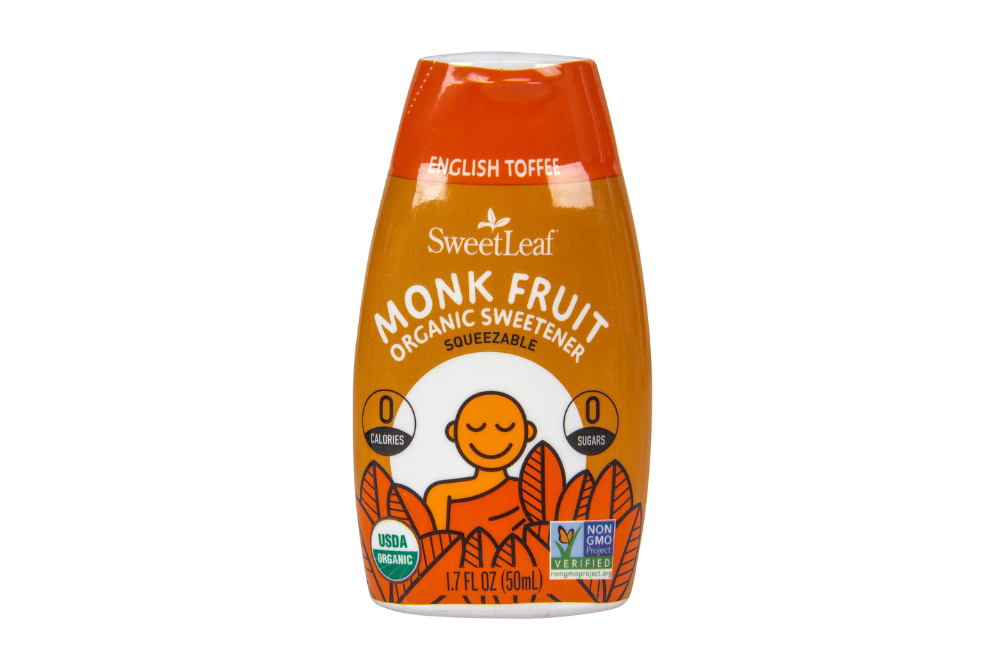 Monk Fruit Liquid Squeezable, English Toffee, Organic