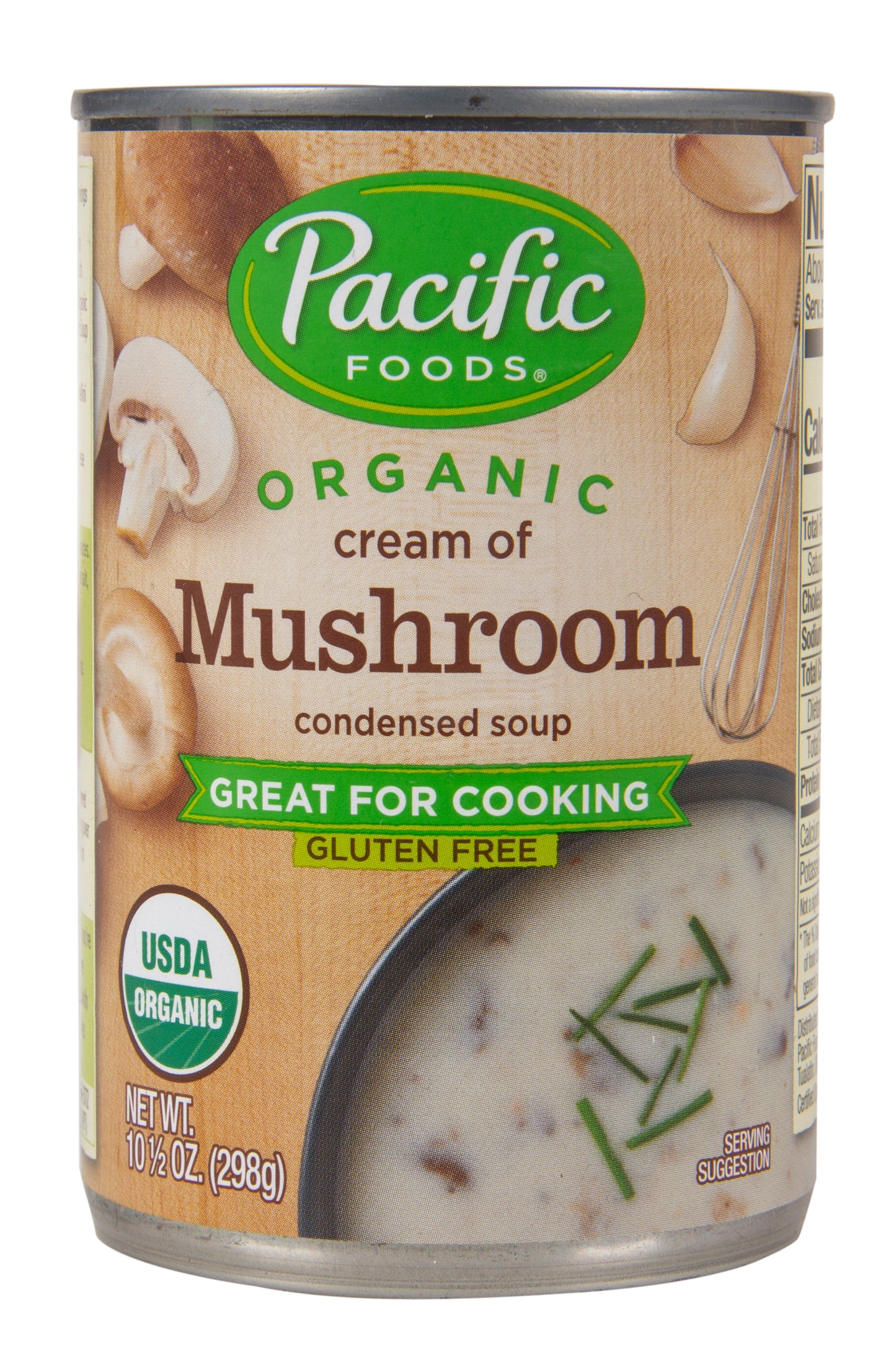 Cream of Mushroom Soup, Condensed, Organic