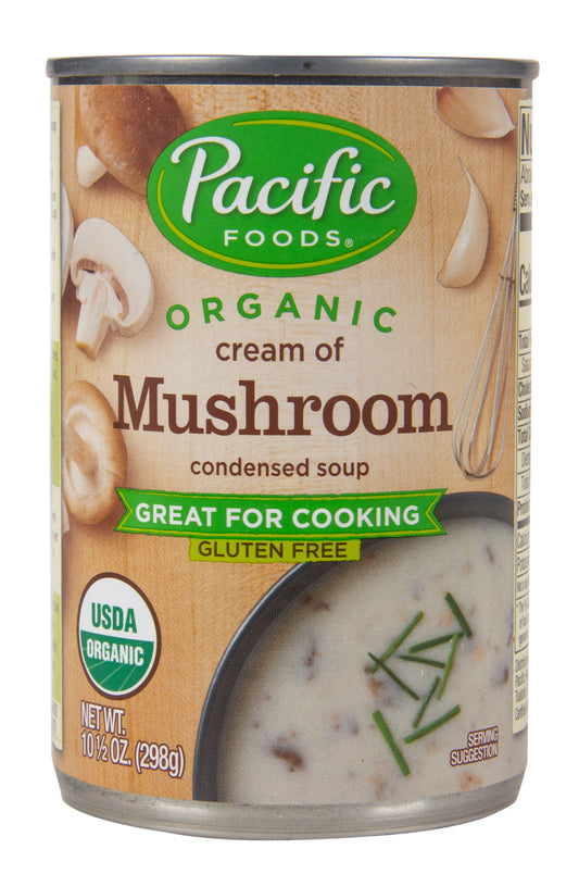 Cream of Mushroom Soup, Condensed, Organic