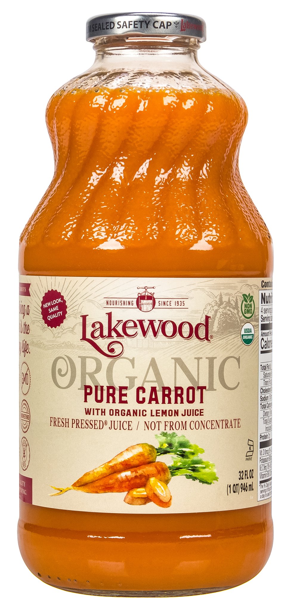 Carrot Juice, Pure, Organic