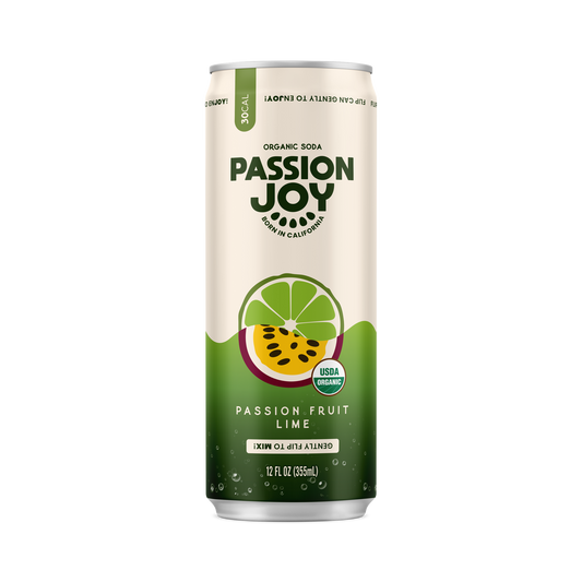 Sparkling Beverage, Passion Fruit Lime, Organic