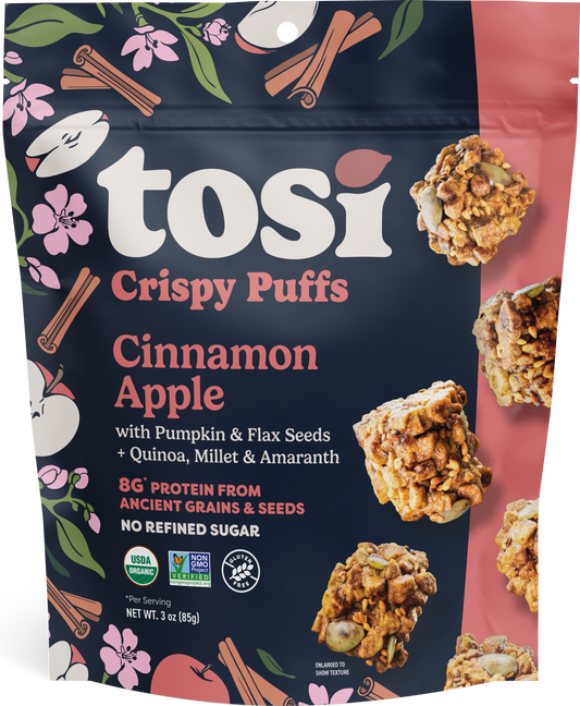 Nut Free Puffs, Cinnamon Apple, Organic