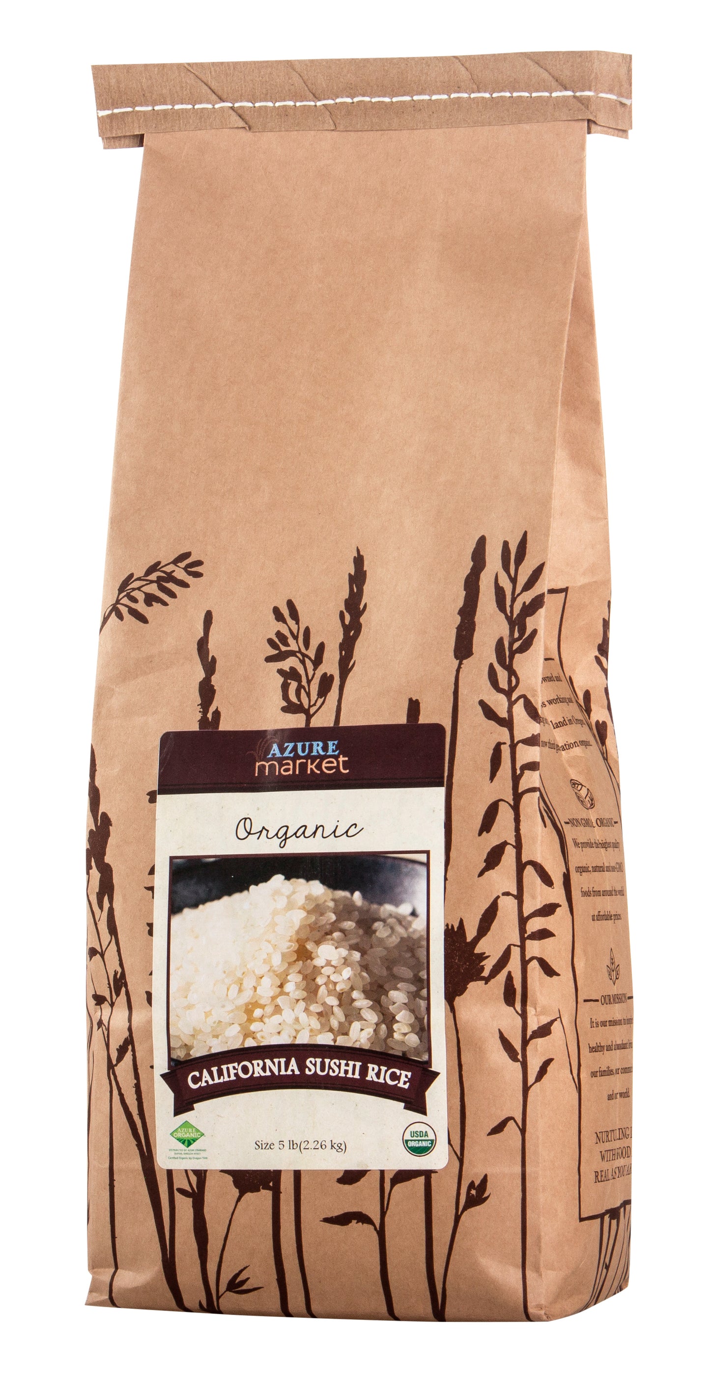 Rice, California, Sushi, Organic, Gluten Free