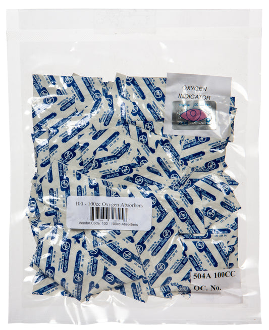 OxyFree Oxygen Absorbers 100 cc for Quart size containers