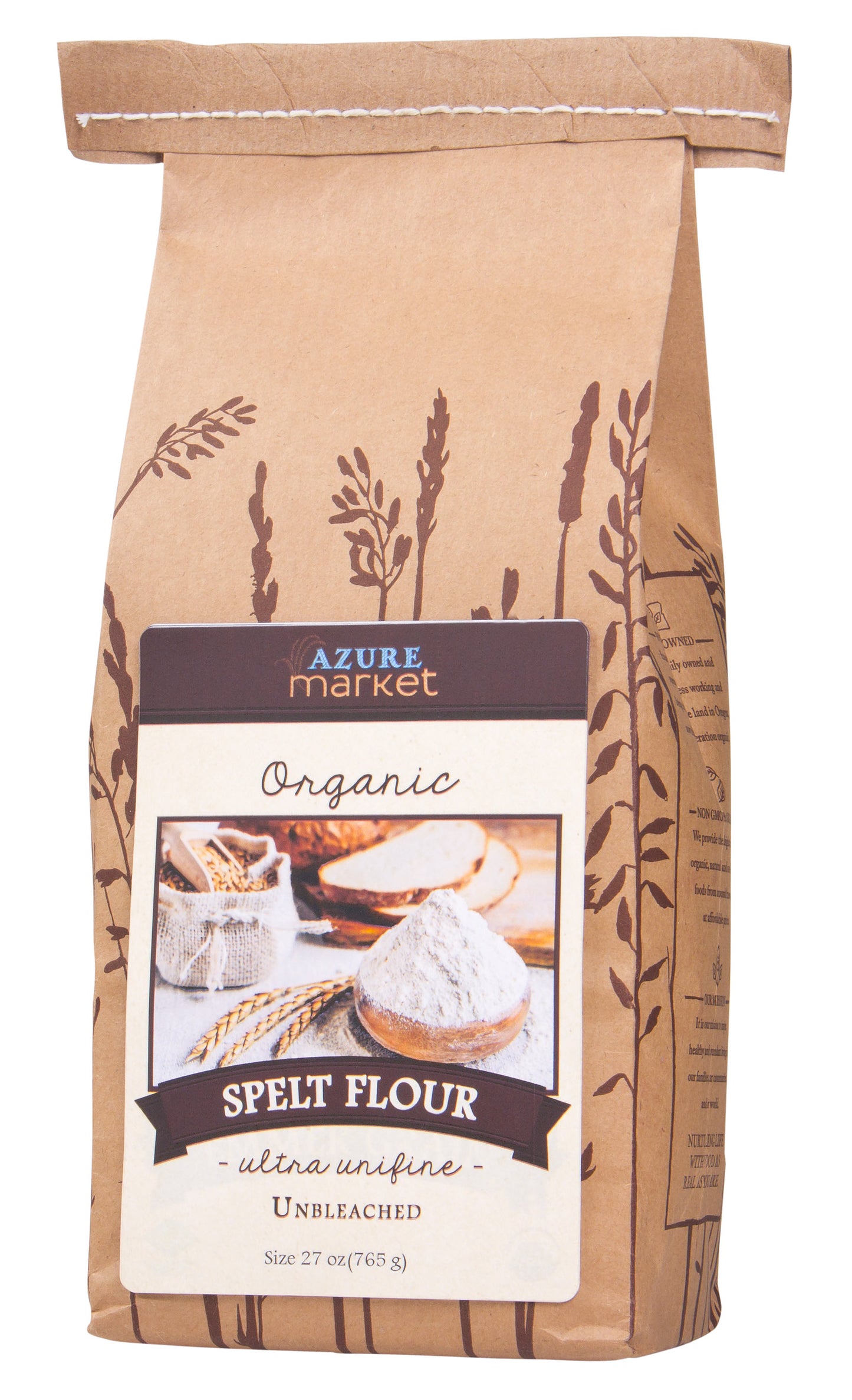 Spelt Flour White, Ultra-Unifine Unbleached, Organic