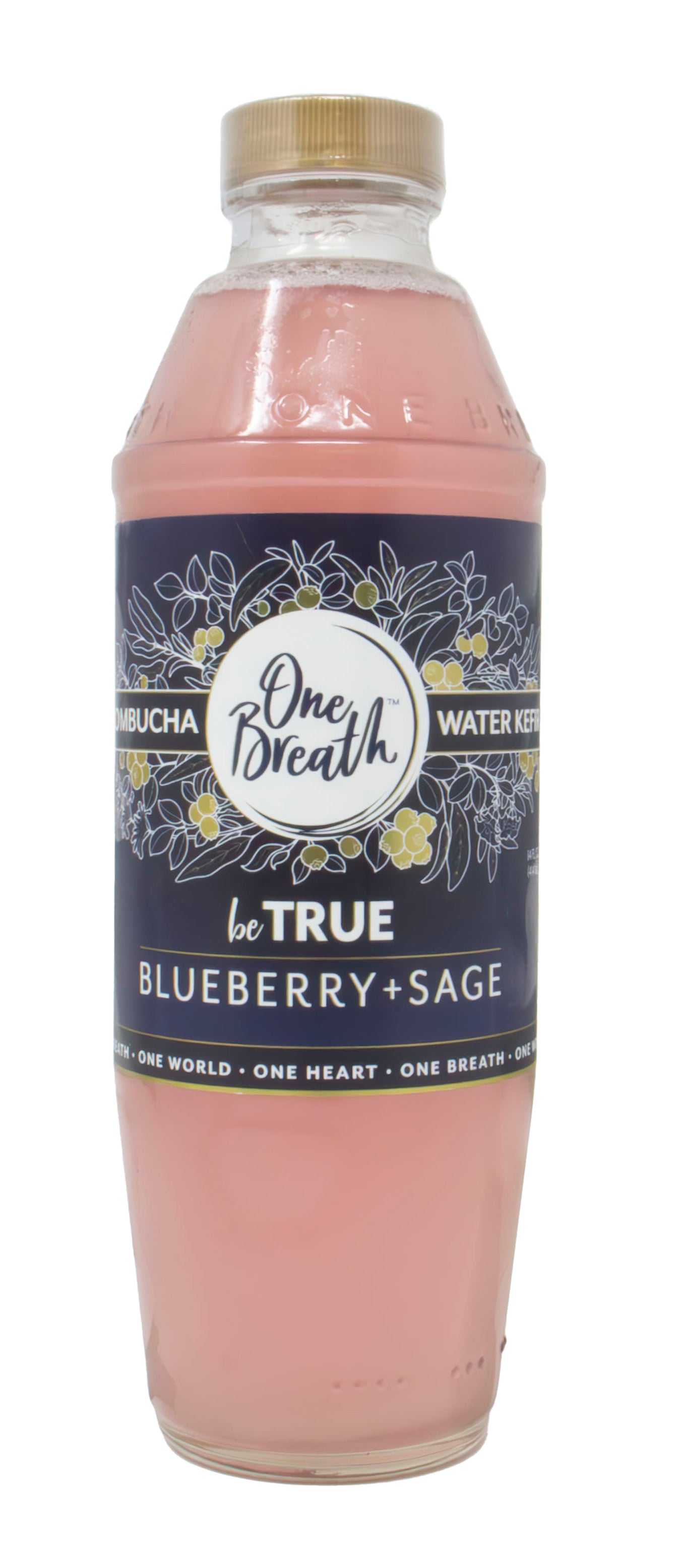 Kombucha & Kefir Water, Blueberry & Sage, beTrue