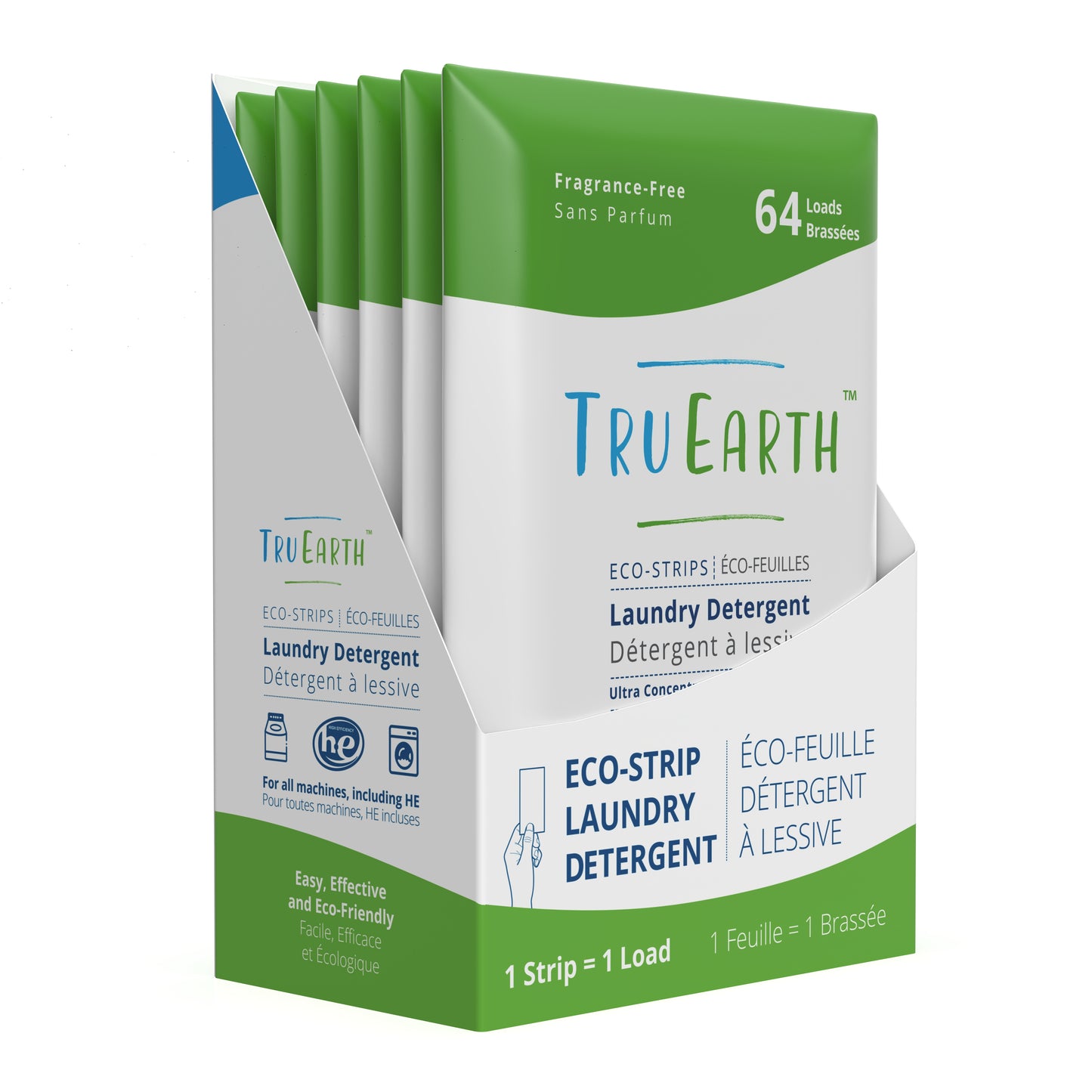 Laundry Detergent Eco-Strips, Fragrance Free