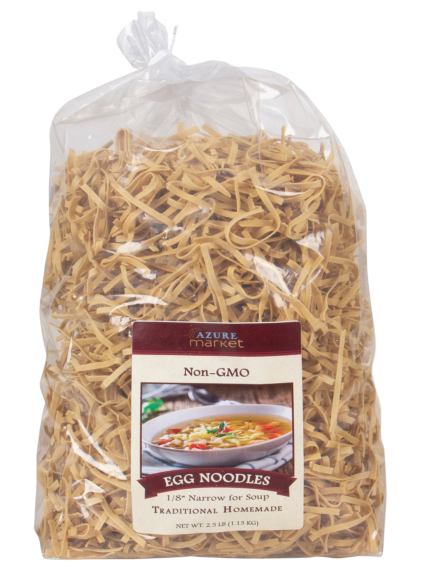 Traditional Homemade Egg Noodles, Narrow For Soup 1/8 inch