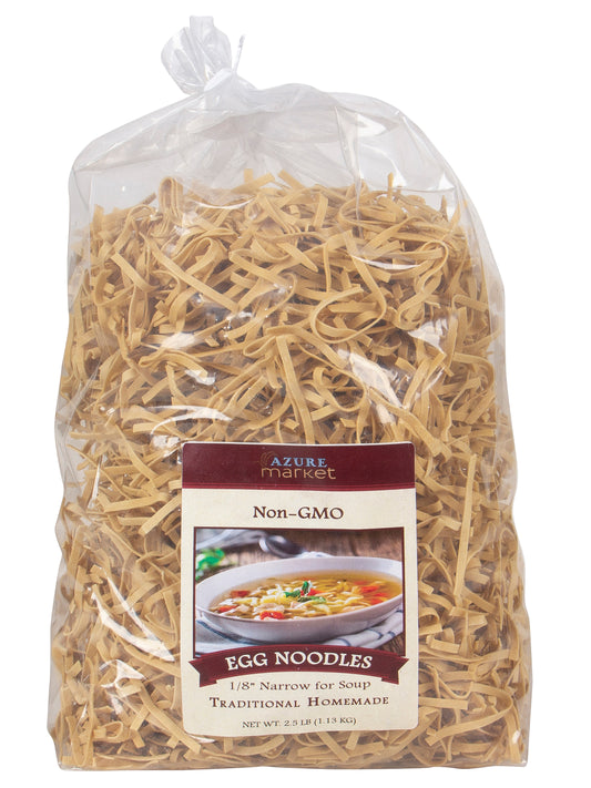 Traditional Homemade Egg Noodles, Narrow For Soup 1/8 inch
