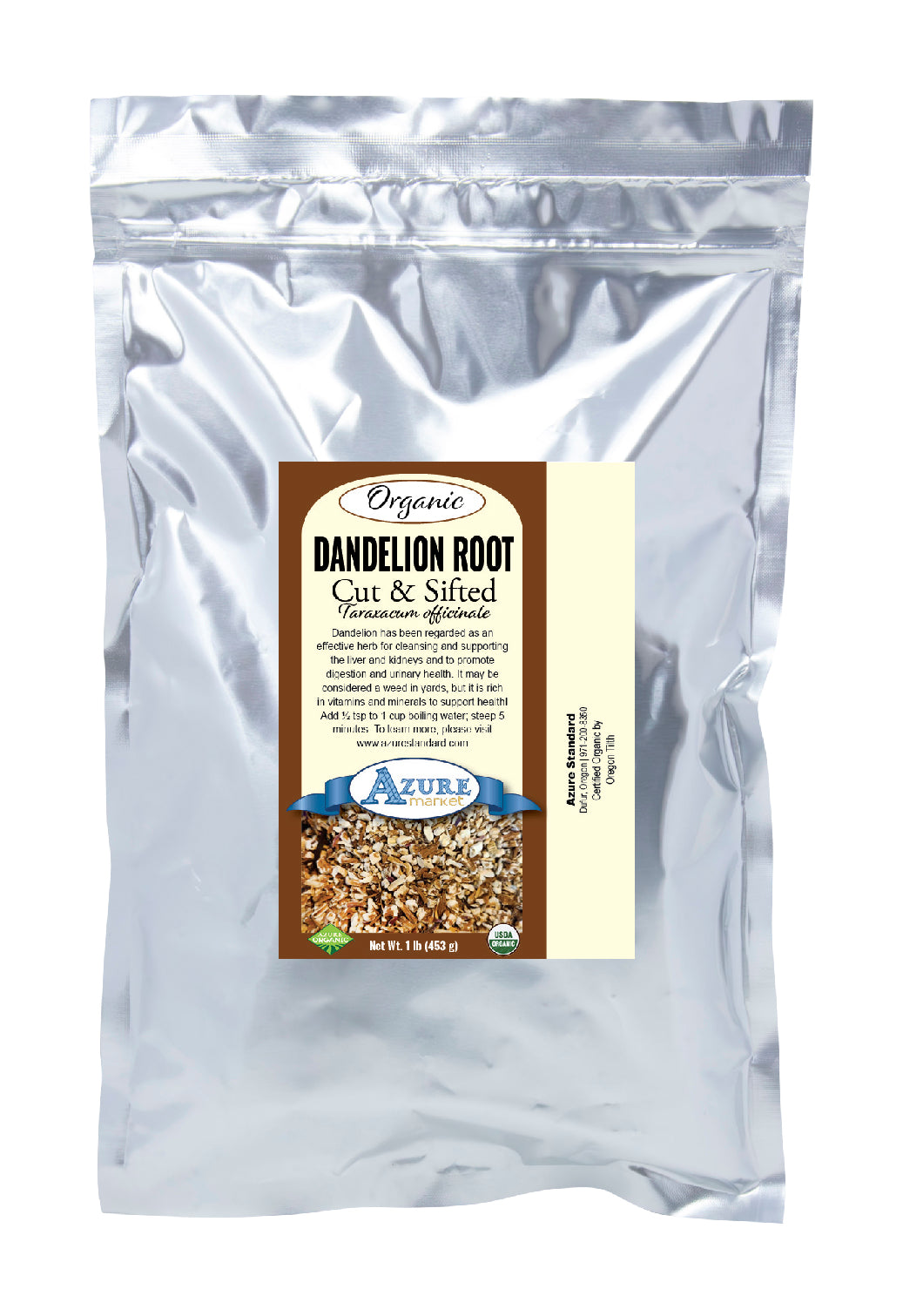 Dandelion Root, Cut & Sifted, Organic