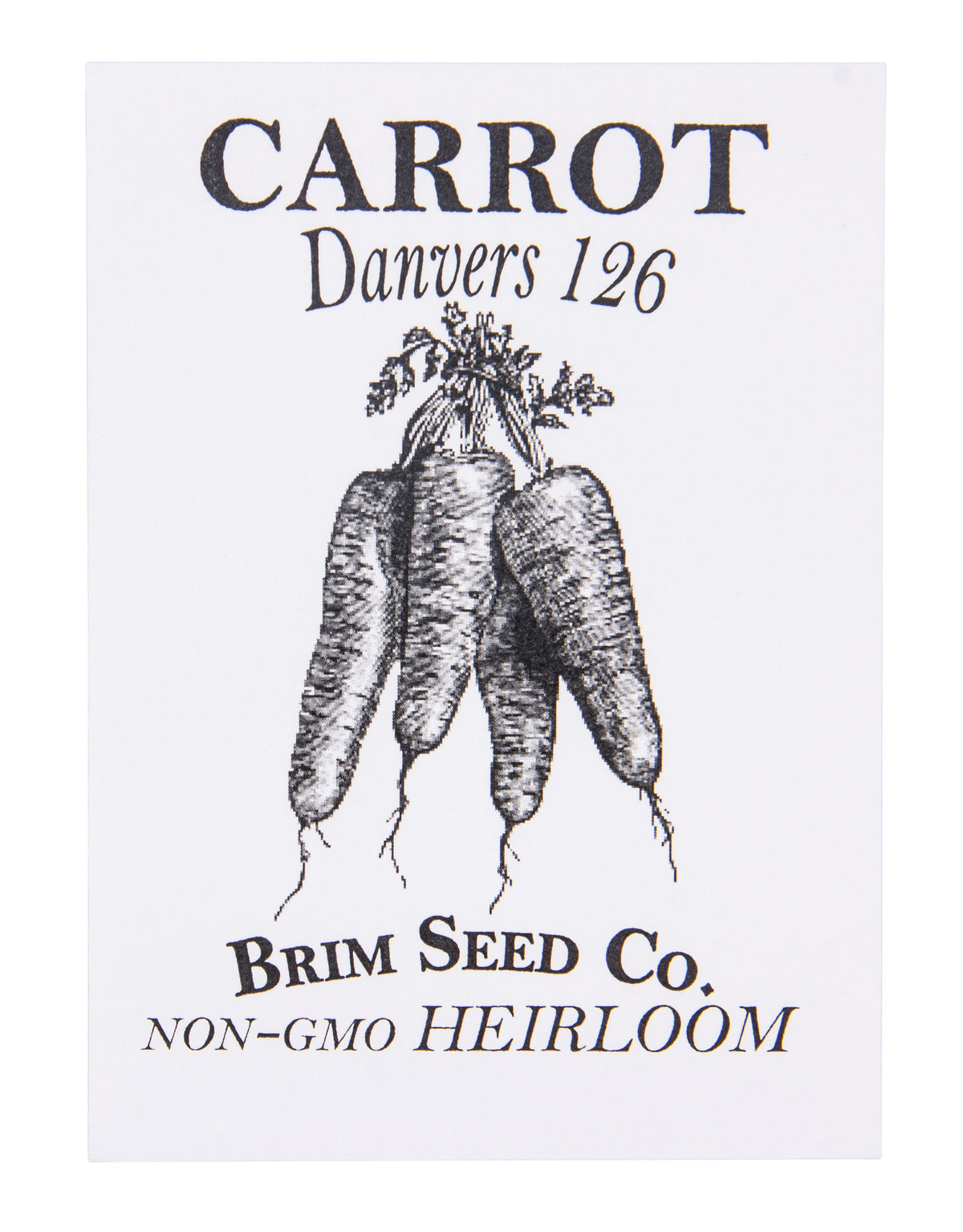 Carrot, Danvers 126 Heirloom Seed