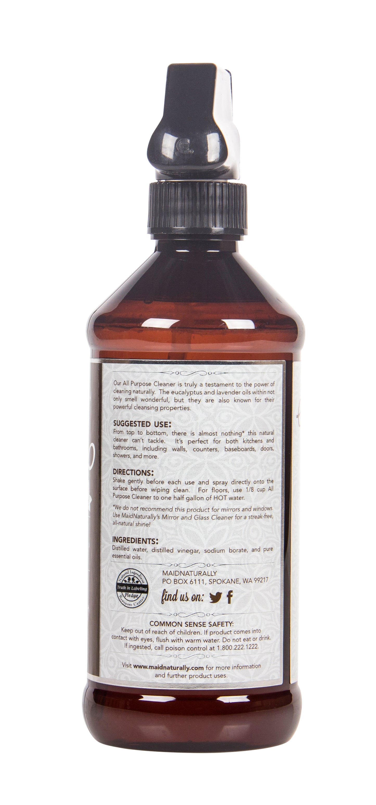 All Purpose Cleaner, Eucalyptus & Lavender, Spray Bottle