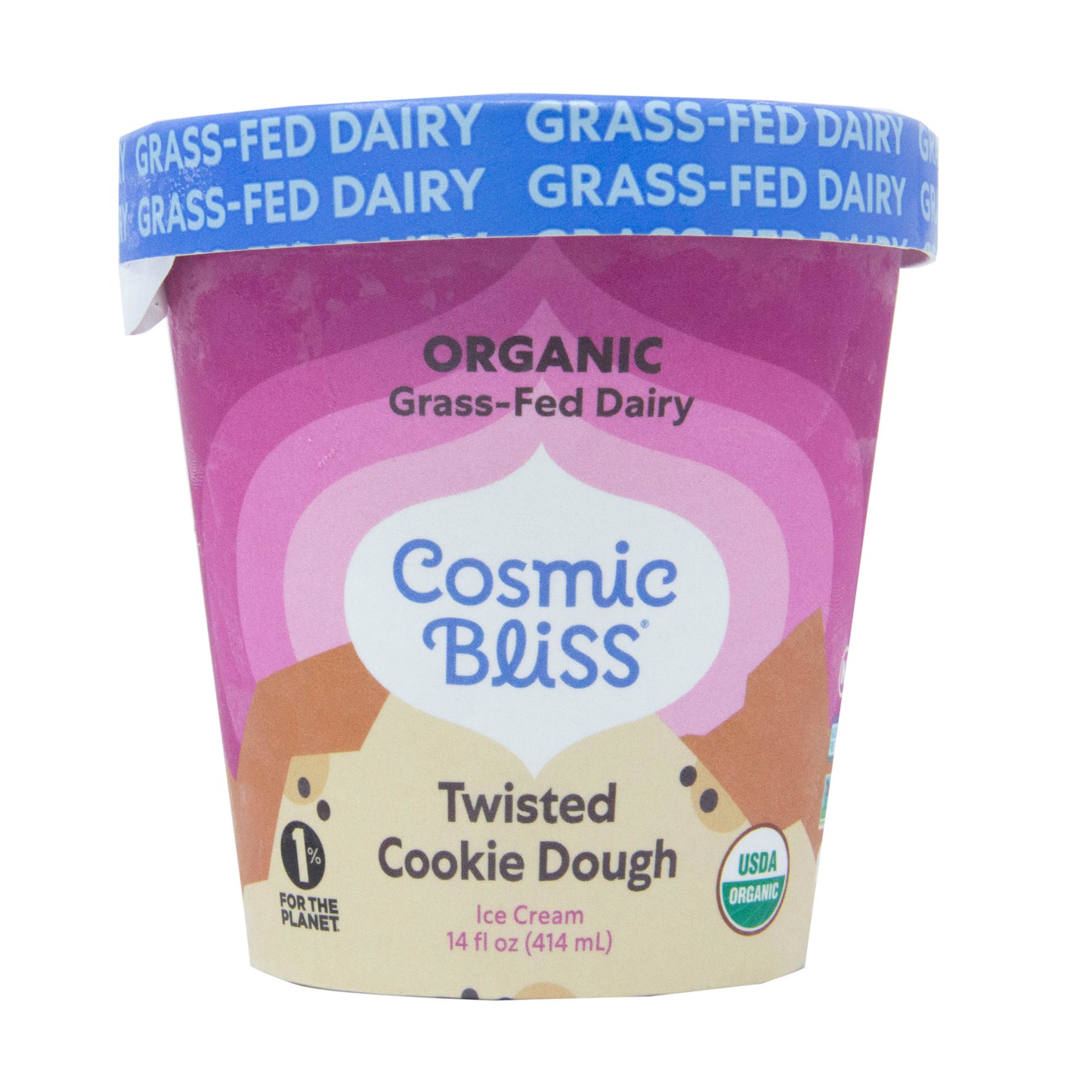 Ice Cream, Twisted Cookie Dough, Frozen, Organic