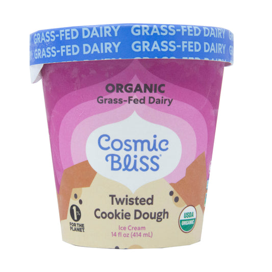 Ice Cream, Twisted Cookie Dough, Frozen, Organic