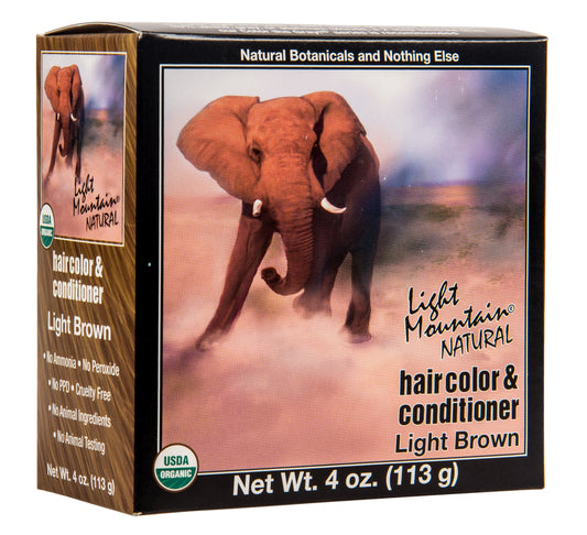 Hair Color #9 Light Brown, Organic