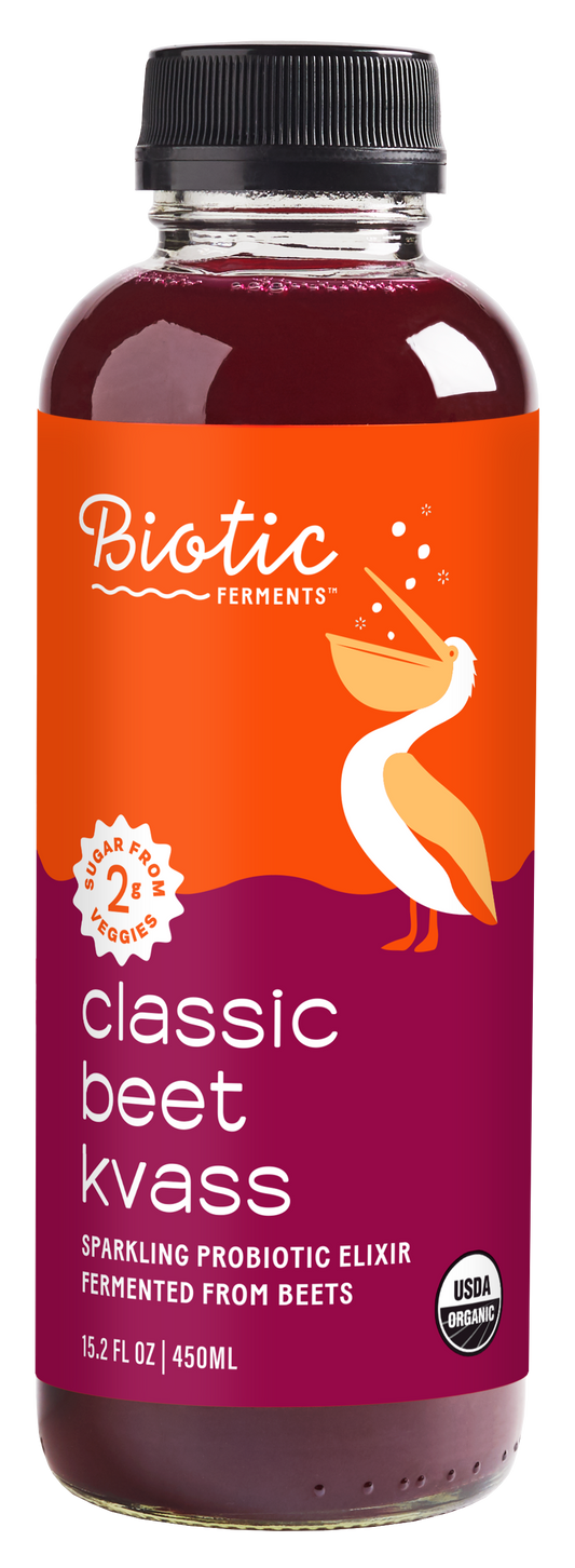 Probiotic Kvass, Sparkling Classic Beet, Organic