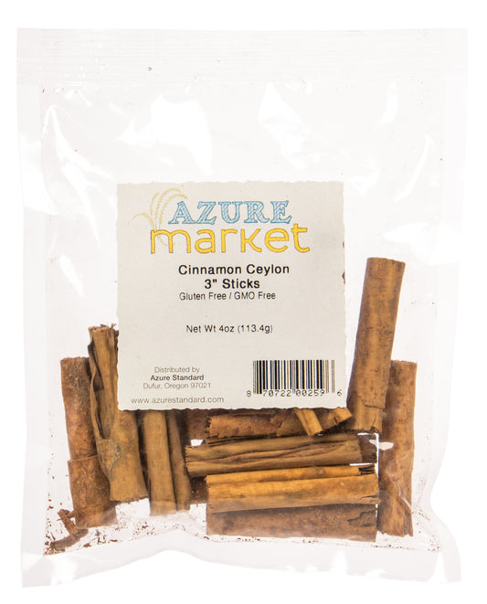 Cinnamon, Ceylon 3 inch Sticks
