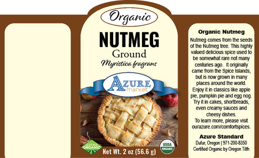 Nutmeg, Ground, Organic