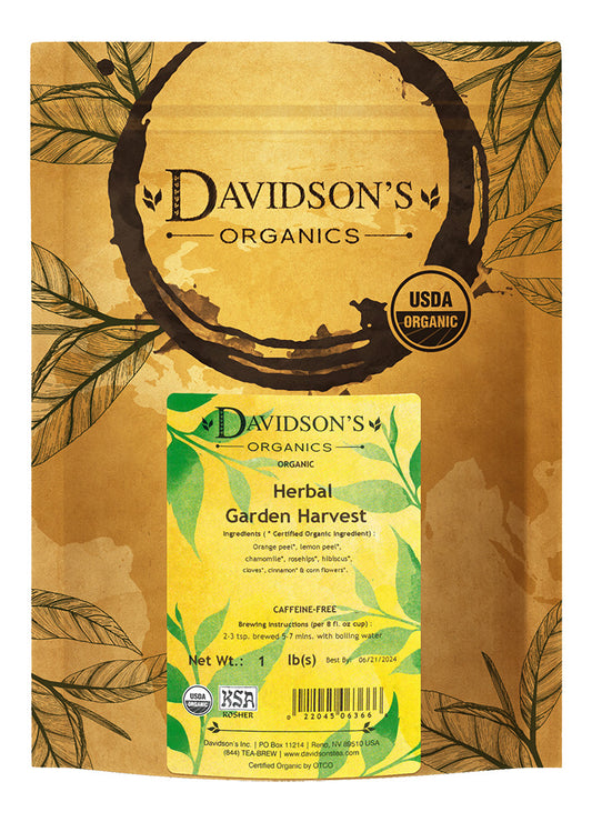 @Tea, Loose Leaf, Herbal Garden Harvest, Organic