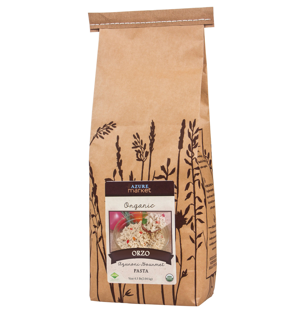 Orzo Azuroni Gourmet Pasta, Organic