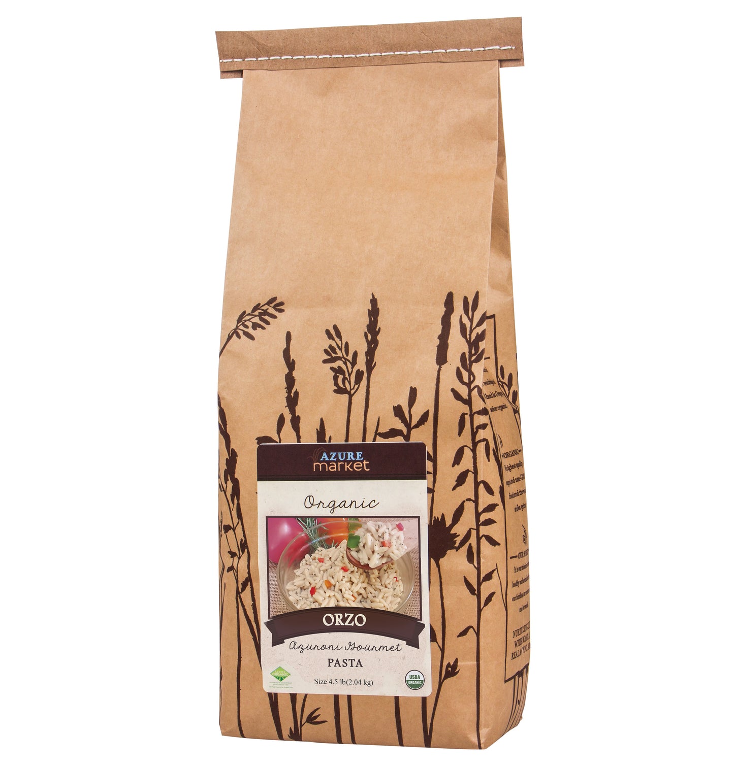 Orzo Azuroni Gourmet Pasta, Organic