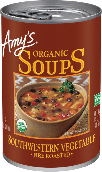 Fire Roasted SW Veg Soup, Organic
