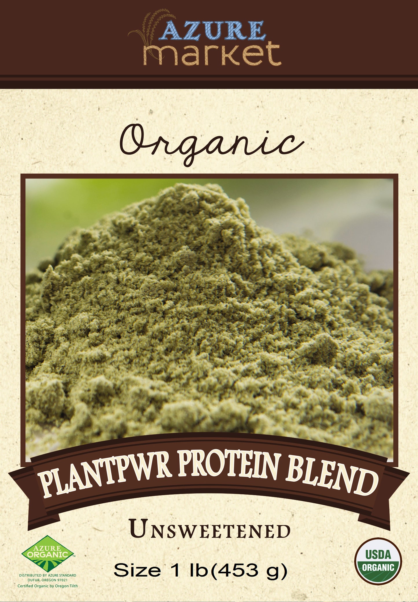 PlantPWR Protein Blend, Unsweetened, Organic