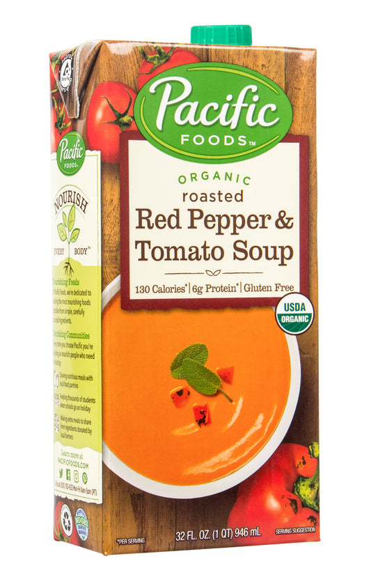 Roasted Red Pepper & Tomato Soup, Organic