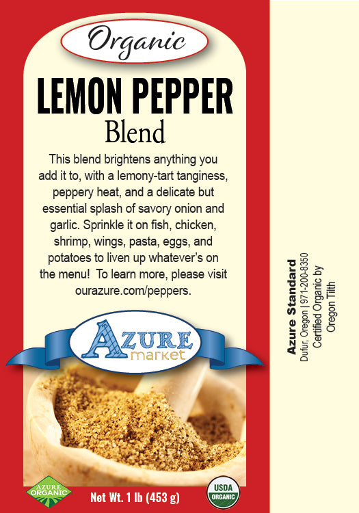Lemon Pepper Blend, Organic