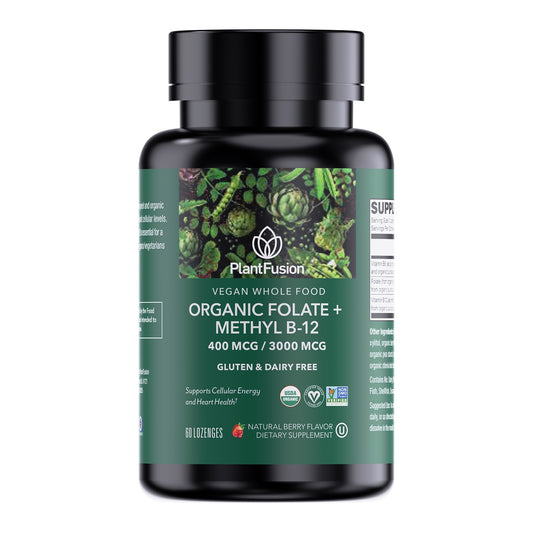 Folate + Methyl B-12 Lozenges, Organic