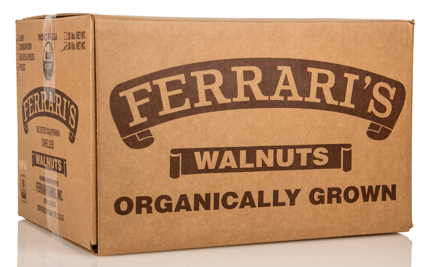 Walnuts, Baker's Pieces, Raw, Organic