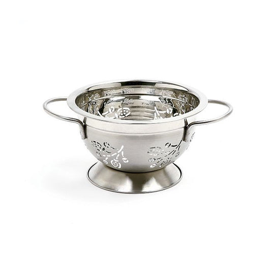 Colander, Stainless Steel 1.5 QT, Berry