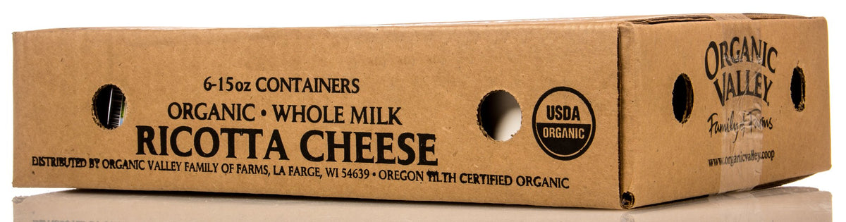 Ricotta Cheese, Tub, Organic