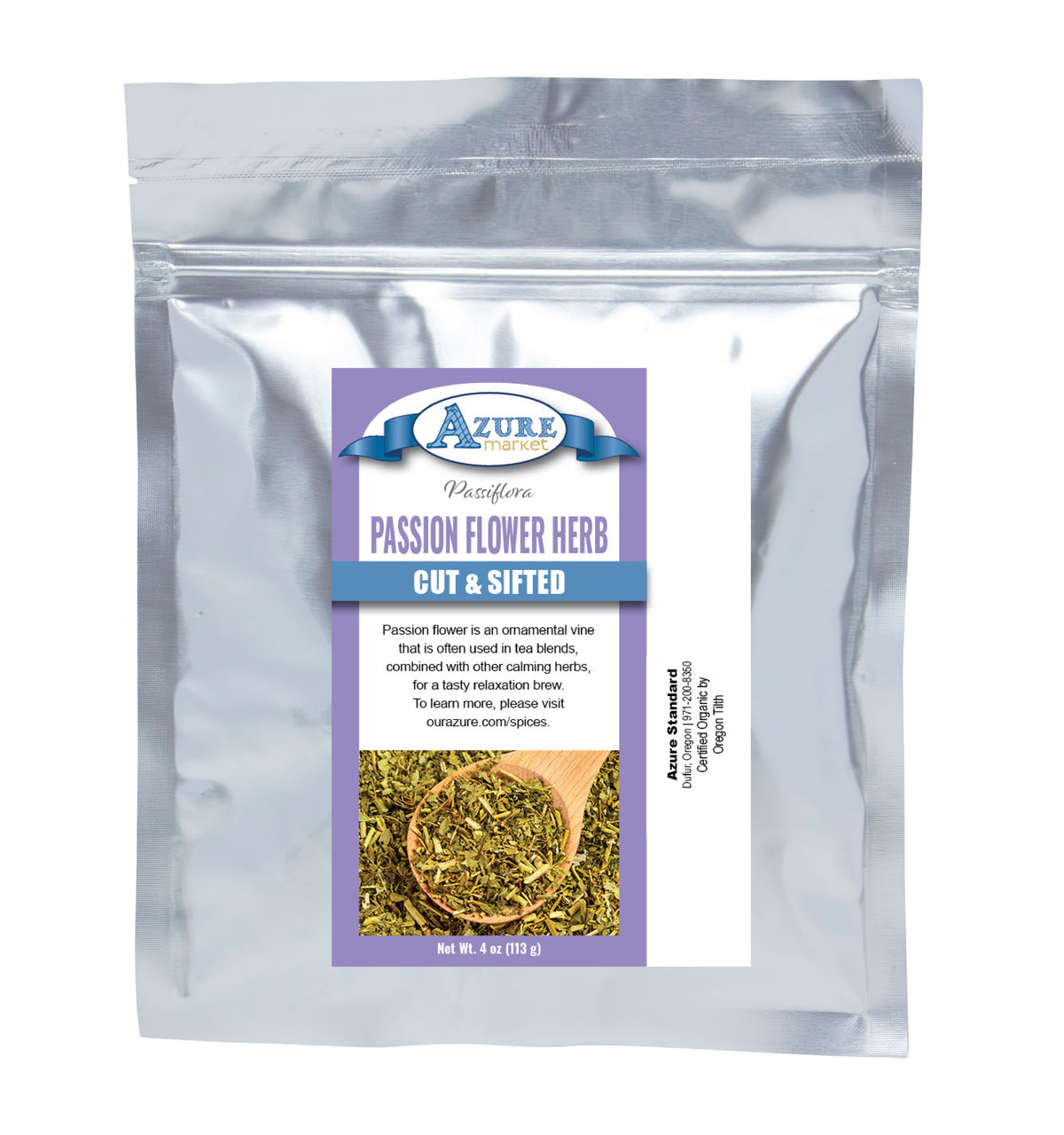 Passion Flower Herb, Cut & Sifted