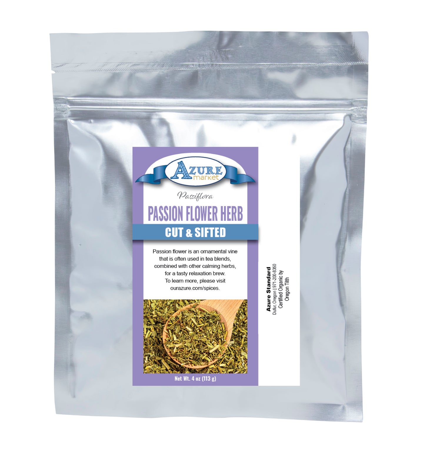 Passion Flower Herb, Cut & Sifted