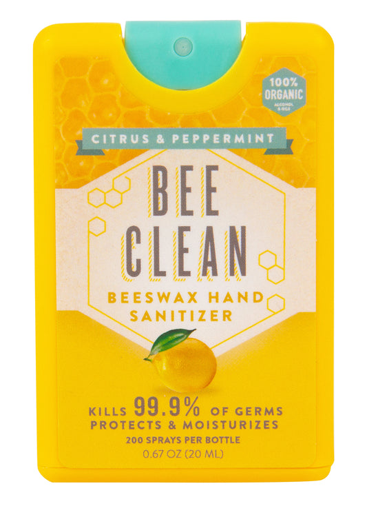 Beeswax Hand Sanitizer, Citrus & Peppermint