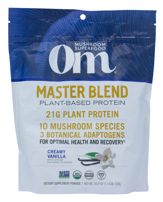 Mushroom Master Blend Protein, Vanilla, Organic