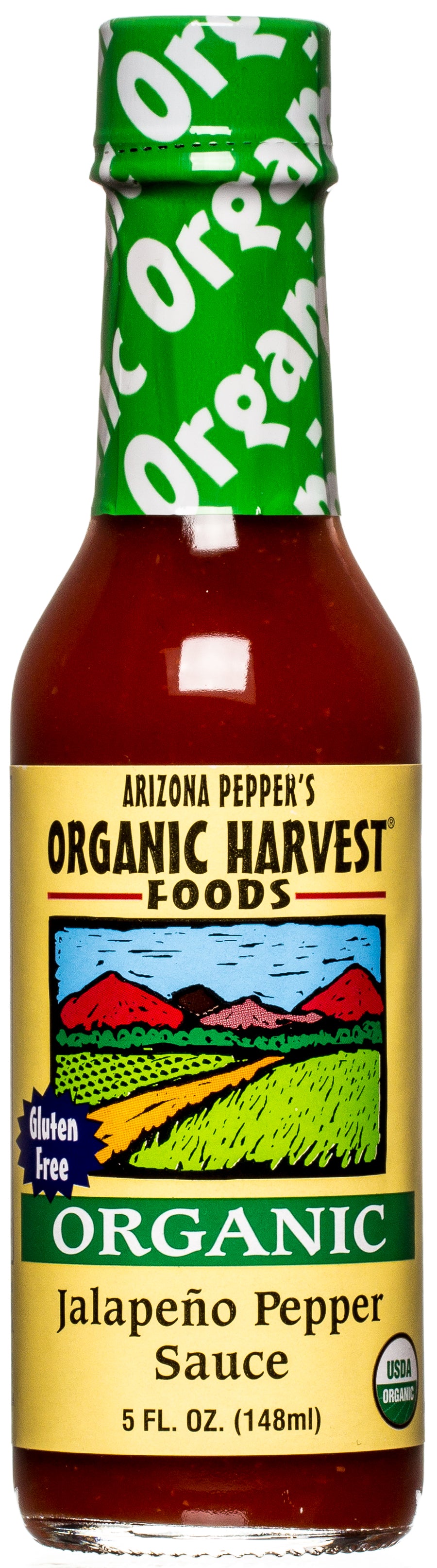 Red Jalapeno Pepper Sauce, Organic, Gluten Free