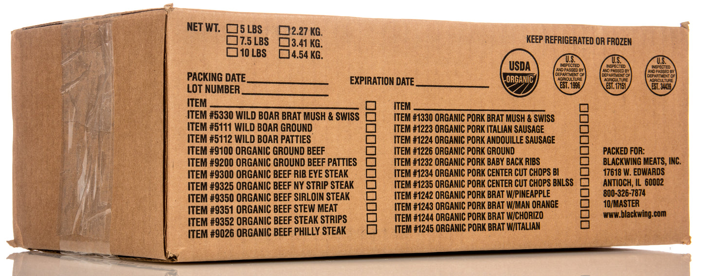 @Beef Steak Strips Piedmontese Beef, Frozen, Organic