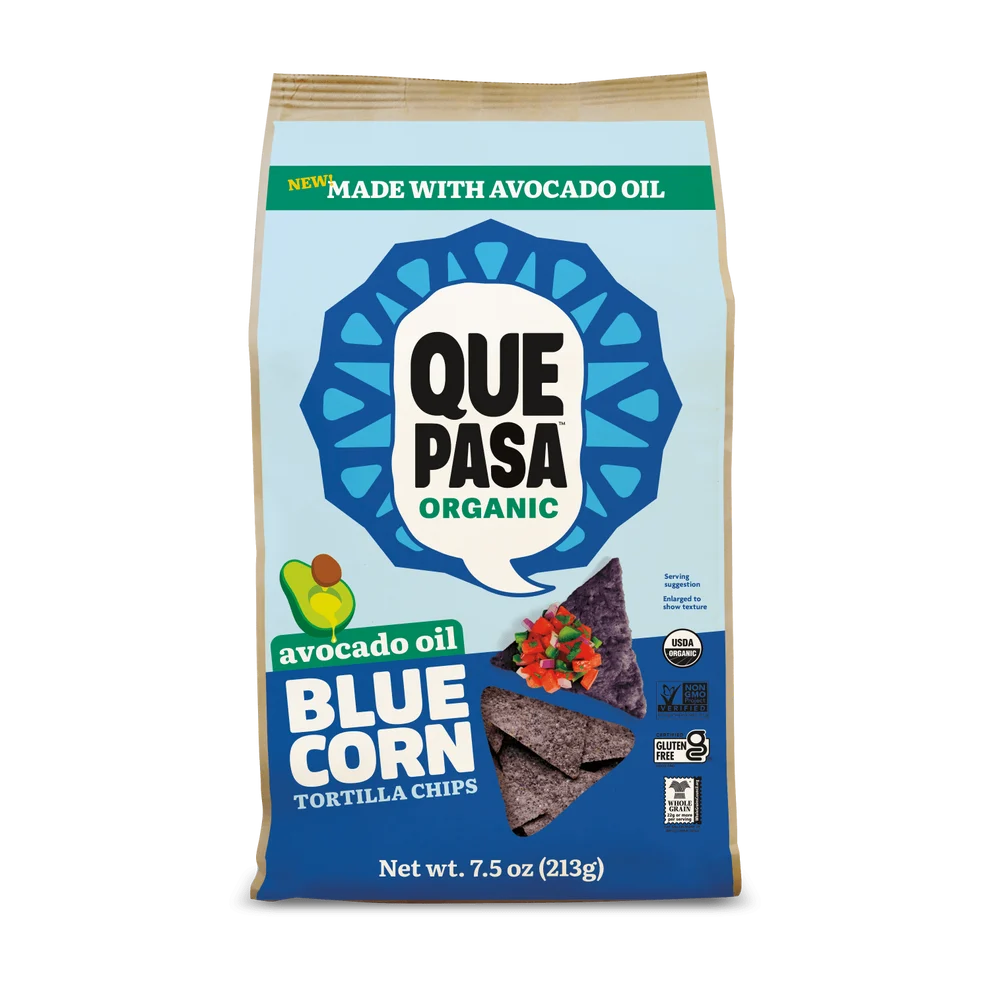 Tortilla Chips, Blue Corn, Avocado Oil, Organic