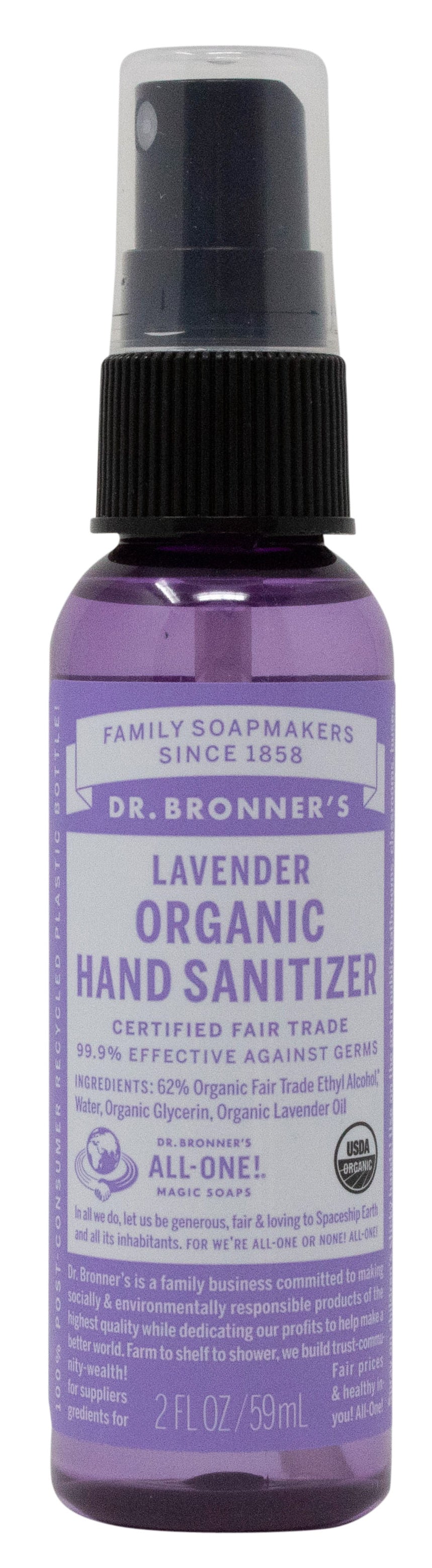 Hand Sanitizer, Lavender, Organic