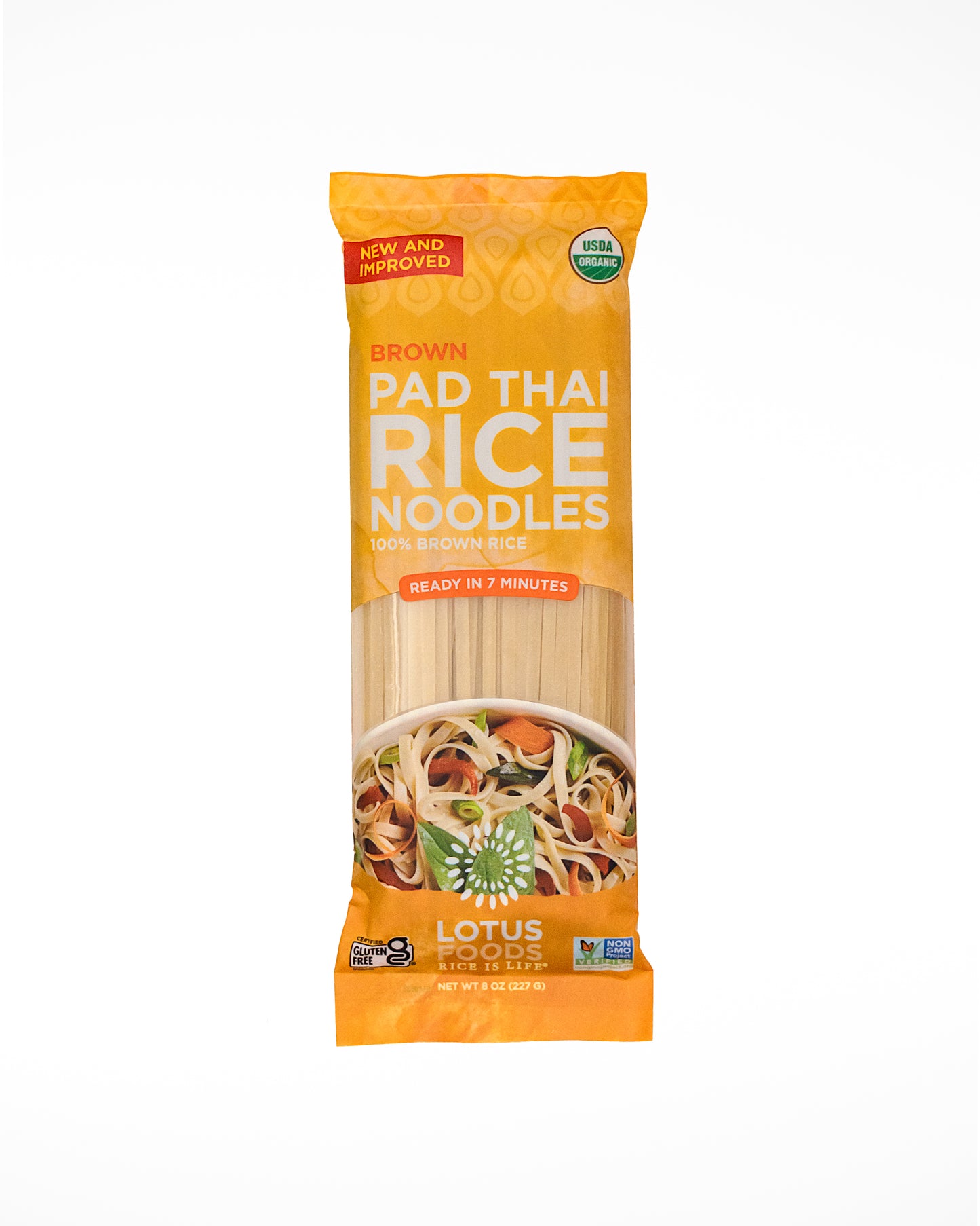 Rice Noodles, Brown, Pad Thai, Organic